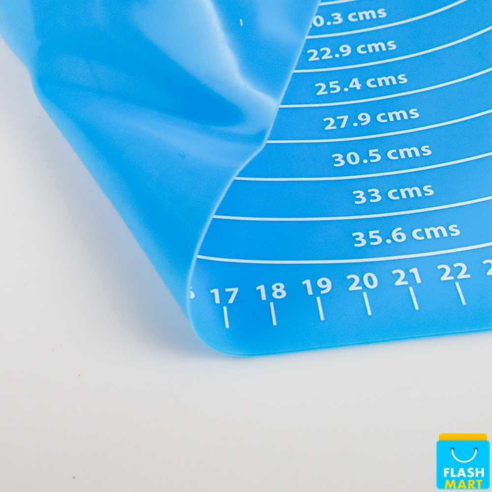 Flashmart Mat Alas Adonan Kue Fondant Silikon 50 x 40 cm - JJ3873