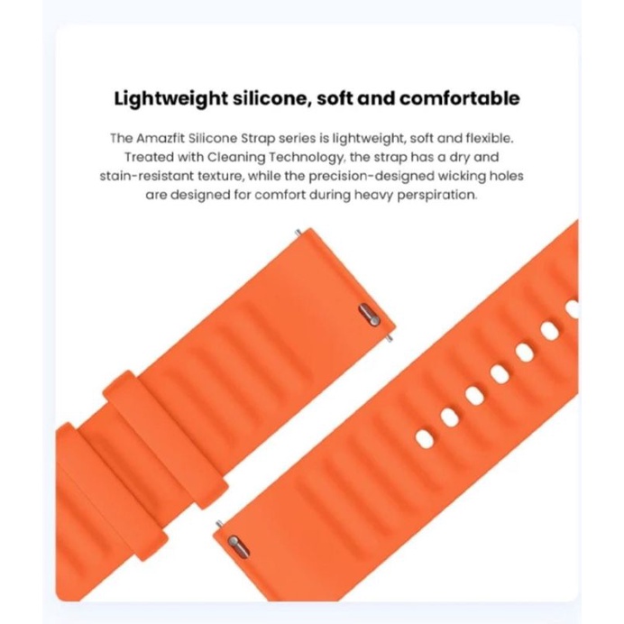 AMAZFIT STRAP SILICONE ORIGINAL 22mm for GTR 4/3/3 pro/2/2e/GTR47mm