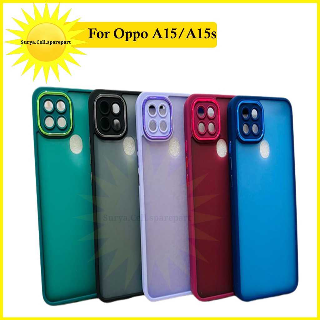 Case Premium Hybrid Chrome Oppo A15 A15s A16 A17 A17k A5s A7 A12 A11k