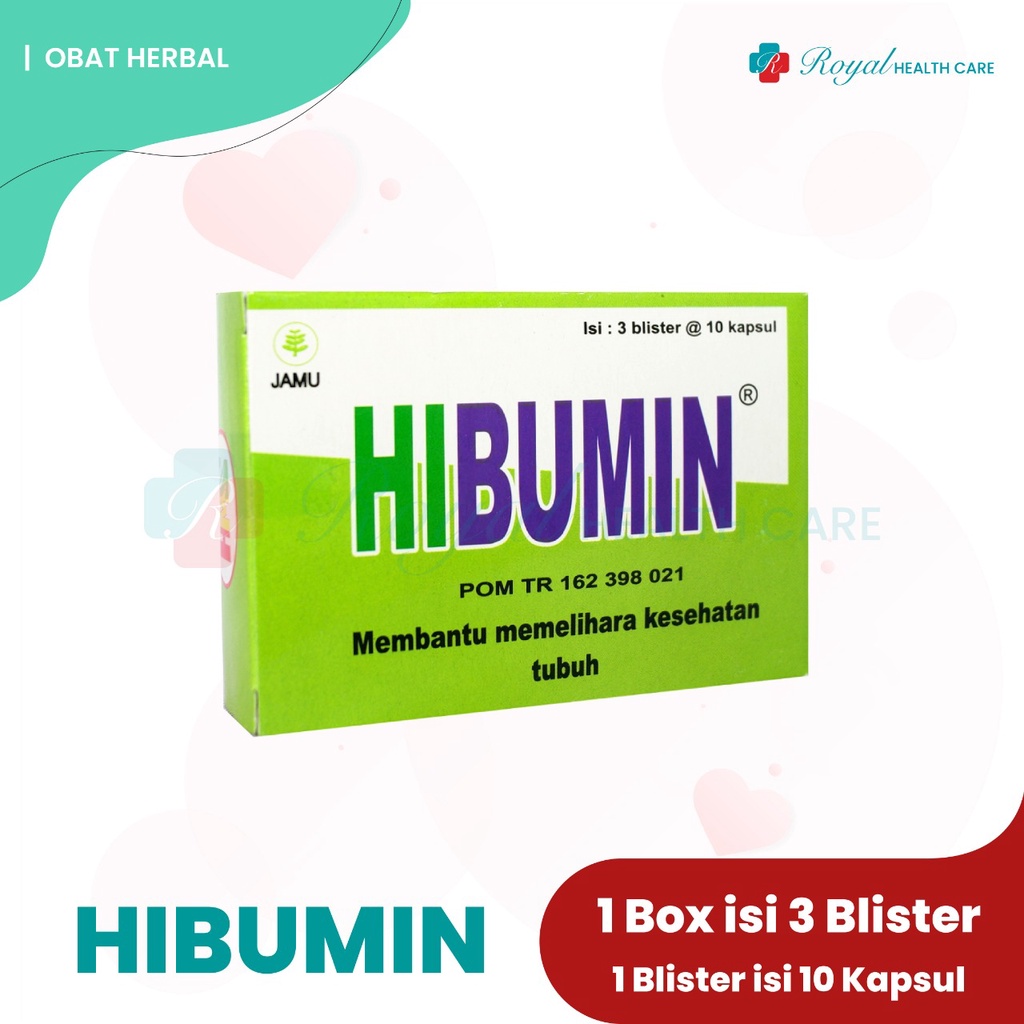 HIBUMIN BOX 30 KAPSUL Membantu Mempercepat Proses Penyembuhan Luka