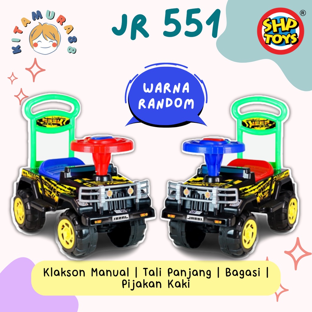 TERMURAH! Mainan Anak Mobilan Anak Mobil Dorongan Anak JR 551 JR551 SHP Toys BISA GOSEND