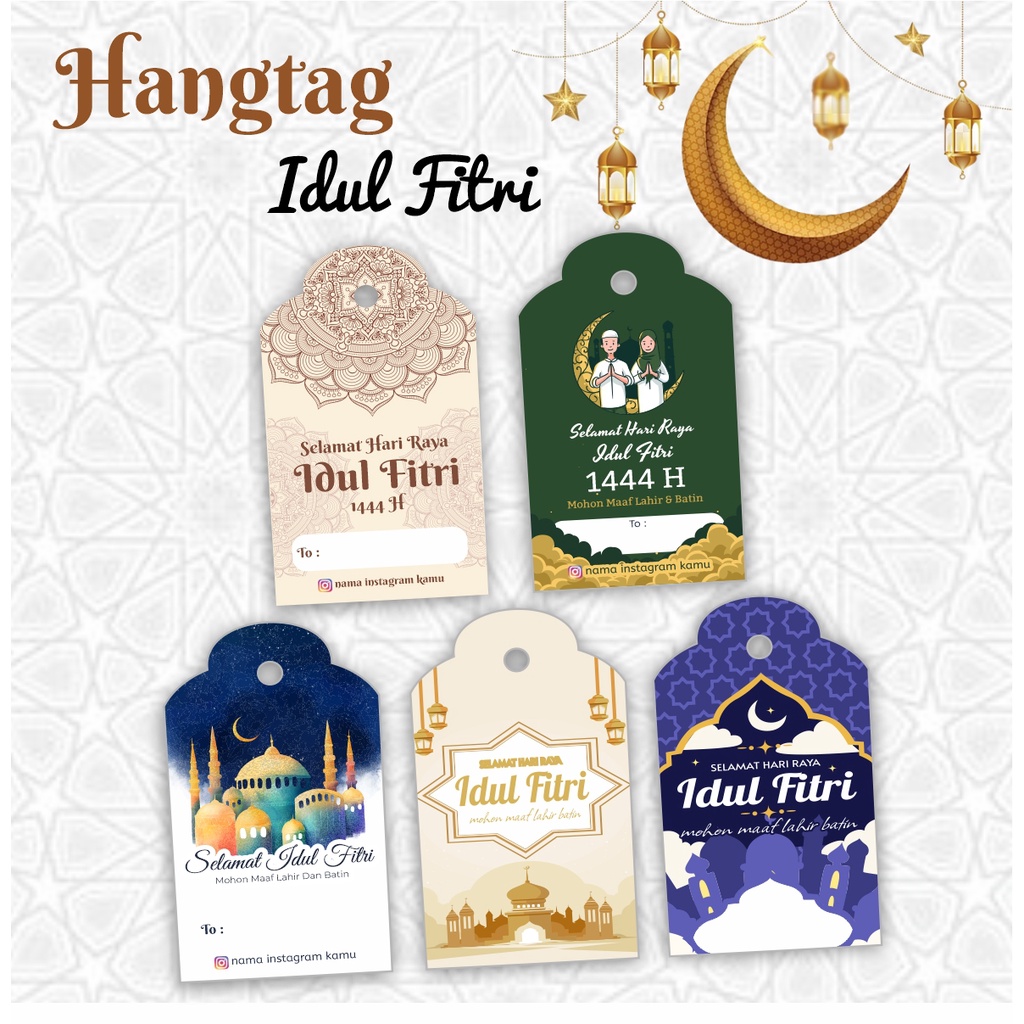 

Min 10pcs !! HANGTAG IDUL FITRI 2023 CUSTOM Hampers Giftbox Custom Gratis Desain TERMURAH