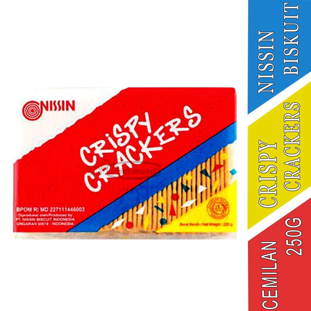 

BISKUIT- NISSIN CRISPY CRACKERS 250g- CEMILAN