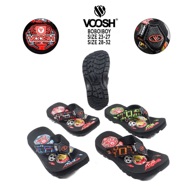 sendal Voosh karakter SPIDERMEN 28/32 sendal jepit anak laki-laki terbaru