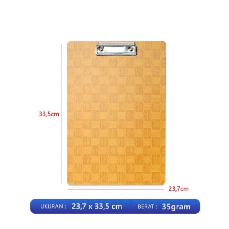 

Papan Clip Board Kayu Papan Ujian Alas Ujian Kayu