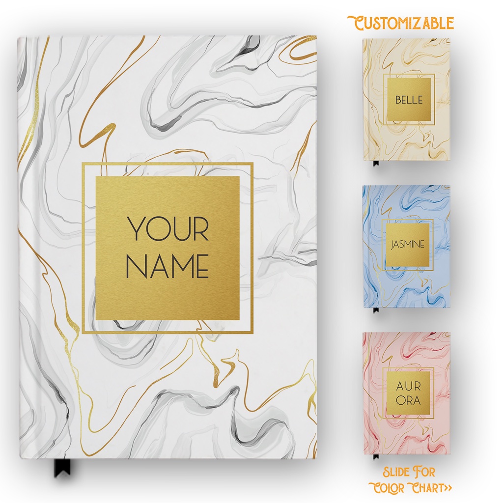 

Notebook Buku Marble Texture 1 Hardcover Agenda Custom Nama Diary Jurnal Agenda A5 A6