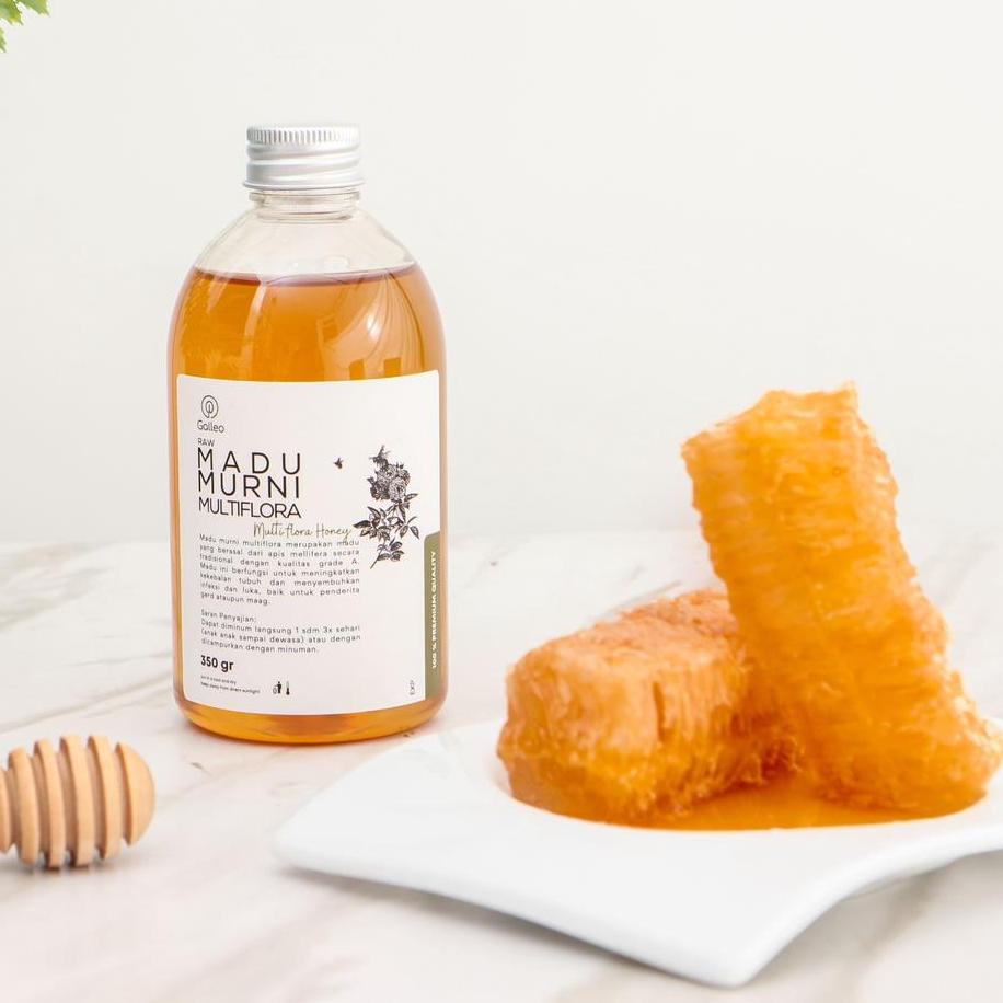 

✿ Murni Multiflora 350 gr Galleo Grade A 100% Raw Honey ✤