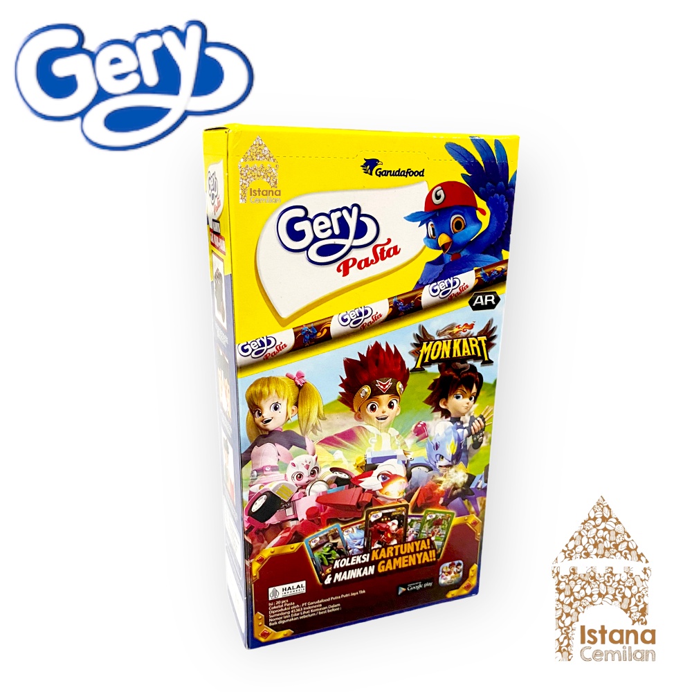 Gery Pasta Cokelat MONKART Berhadiah Kartu (isi 20 pcs)