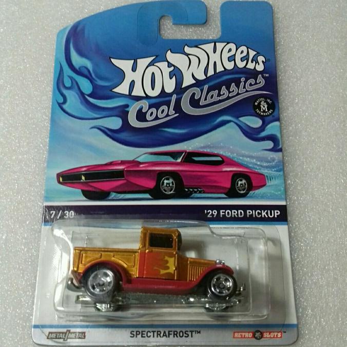 HOT WHEELS 29 FORD PICKUP. COOL CLASSIC CARD SERIES. BASE BESI. ANTIK.