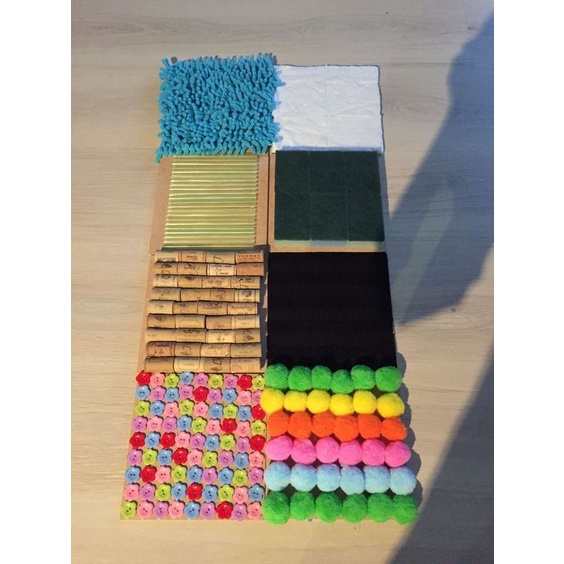 Sensory baby playgym Sensory Mat Mainan Karpet Merangkak baby sensory path