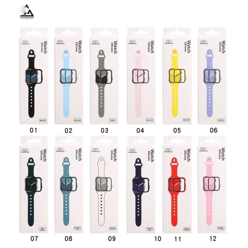 Tali Strap FOR Apple Watch series 8 41mm 45mm ultra 49mm + Tempered Glass Case Sport Band iWatch Cover Candy Polos