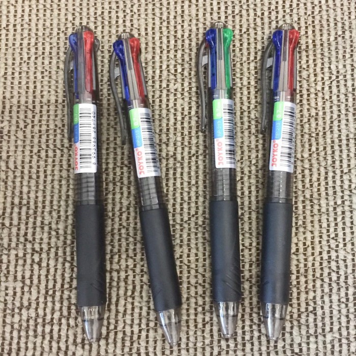 

Pen 4 Warna Joyko Quaco isi 12 pcs