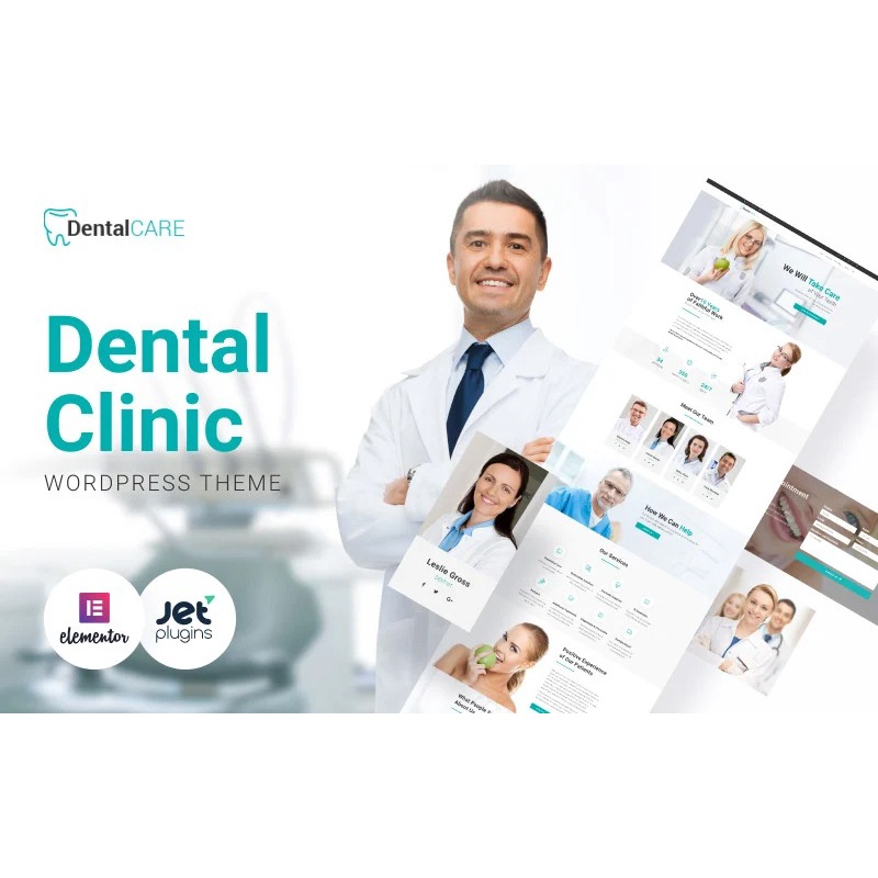 DentalCare - Dental Clinic WordPress Theme