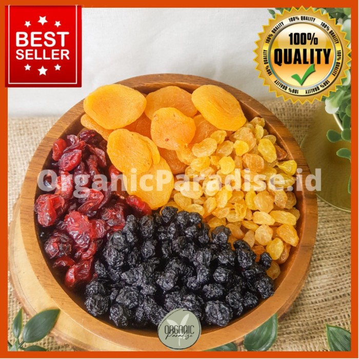 

Mixed Dried Fruit 500 Gr Premium Quality Organic Paradise
