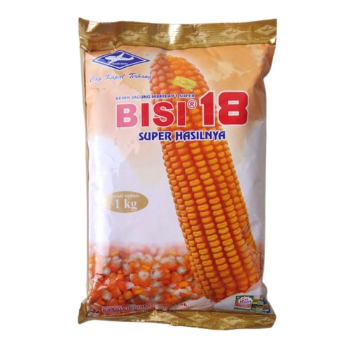 Benih Bibit Jagung Hibrida F1 Bisi 18 Kemasan Original 1 Kg
