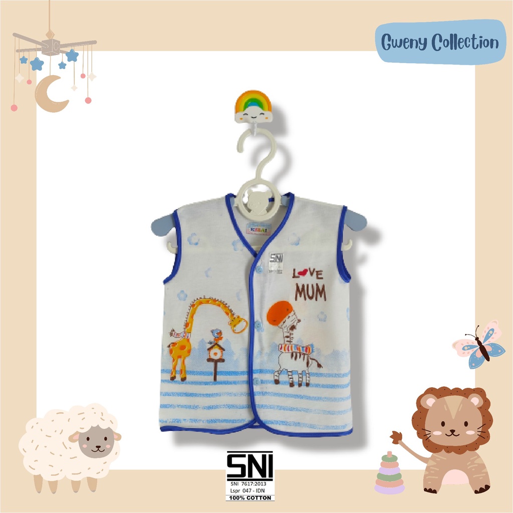 BAJU ATASAN TANPA LENGAN/LENGAN PENDEK ATASAN ANAK/NEWBORN UNISEX BAJU ATASAN BAYI (ALX)