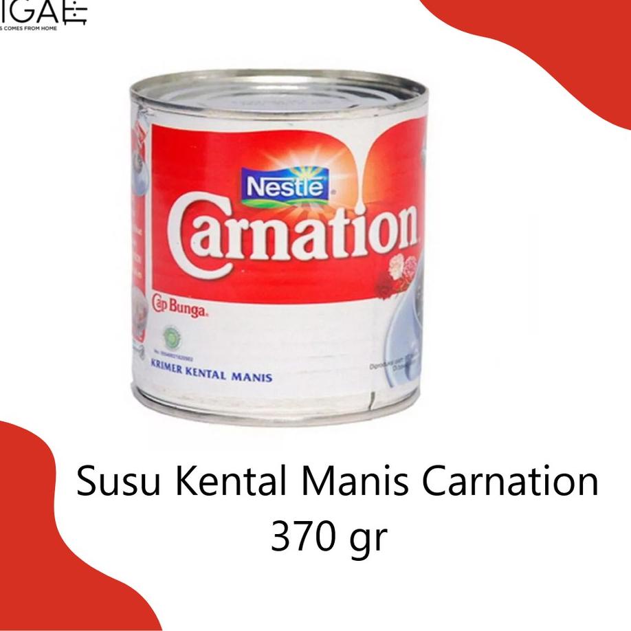 

Pasti Bisaa SUSU KENTAL MANIS NESTLE CARNATION KALENG 370 GR
