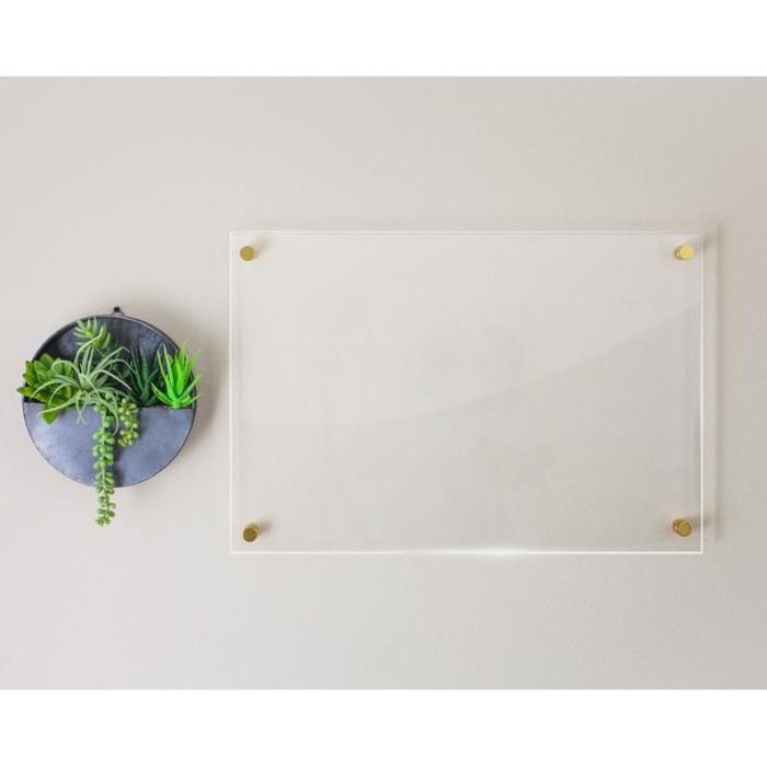 

Terlaris Style Clear White Board Acrylic Papan Tulis - Kaca Bening Dry Erase Pe
