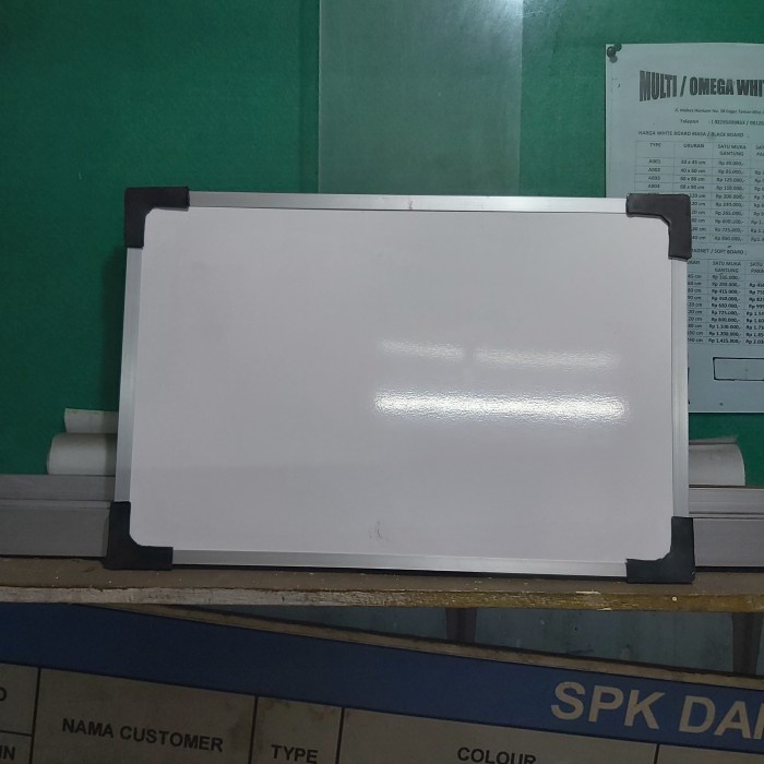 

whiteboard 30 x 90 cm nonmagnet