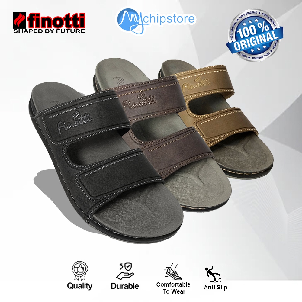 Sandal FINOTTI  Kulit Pria Dewasa FY-05 Original