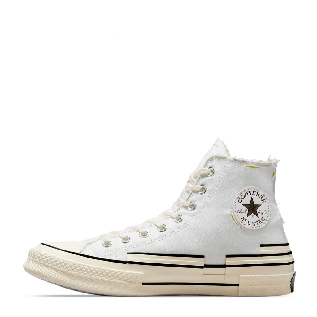 Converse Chuck 70 70s Edge Glow Hacked Heel Tear Away Print Hi White