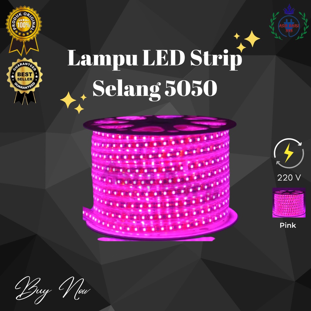 Lampu LED Strip Selang 5050 A - PINK