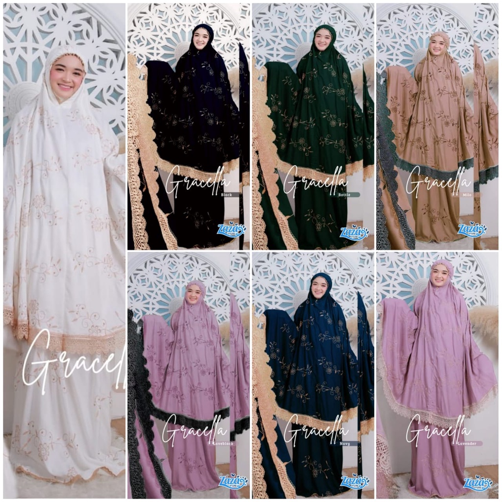 mukena gracella by zaza store