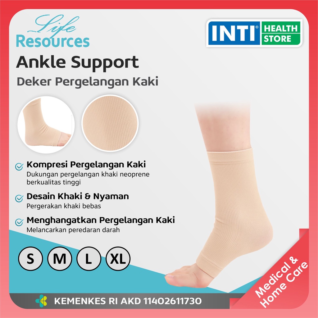 Life Resources Ankle Supporter | Deker Lutut | Penyangga Lutut