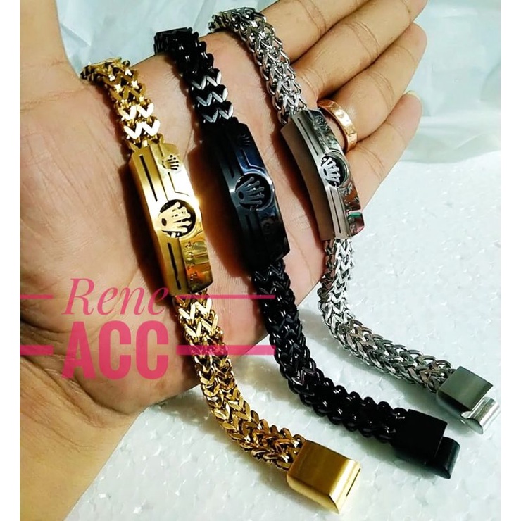 Gelang Rolex Titanium, Tangan Pria Trendy