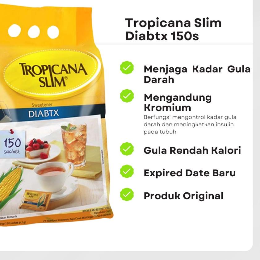 

✯ TROPICANA SLIM DIABTX Diabet isi 150 SACHET ➫