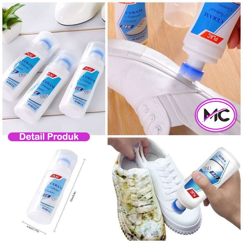 Cairan Pembersih Sepatu Cairan Pembersih Sepatu Ajaib Semir Cream Shoe Cleaner Krim Pemutih Sneakers