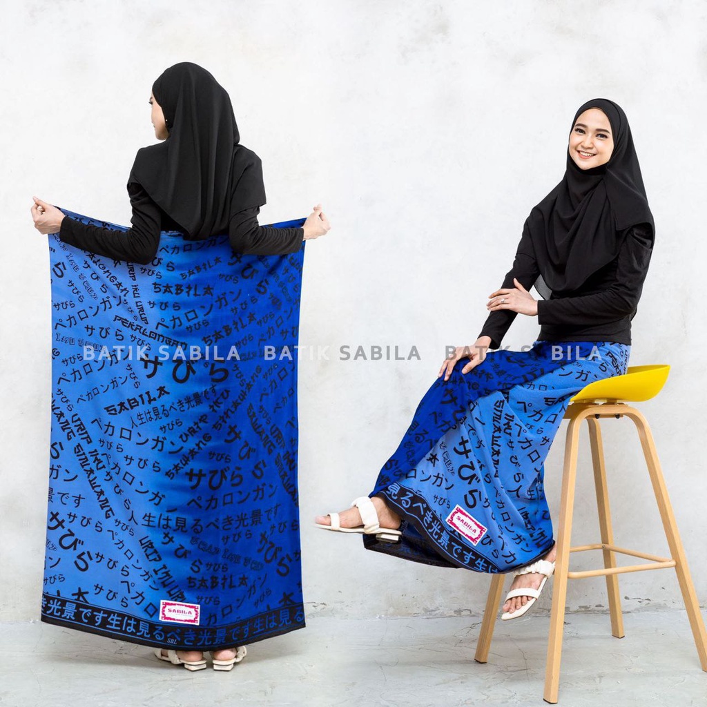 SARUNG GOYOR RUMUS FISIKA / MOTIF JAPAN KOREA / SARUNG SANTRI PUTRI