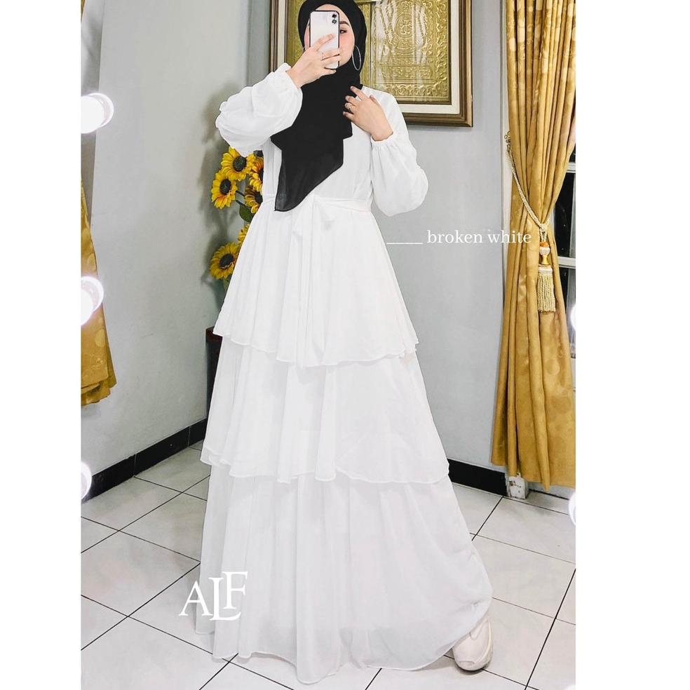 TERBARU Gamis Ceruty Babydoll Susun 3 | Jelita Dress