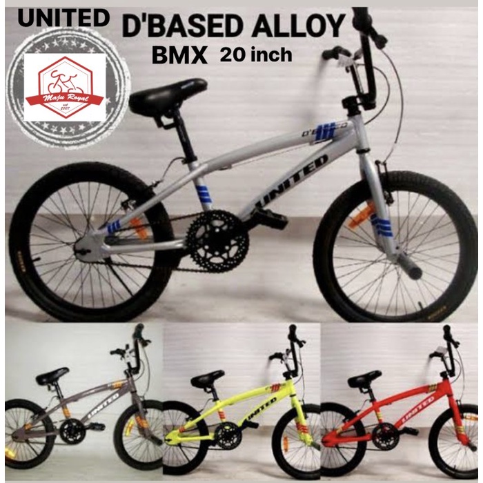 Best Seller Sepeda Bmx United Dbased 20 Inch Alloy Anak Unisex Cowok New D'Based