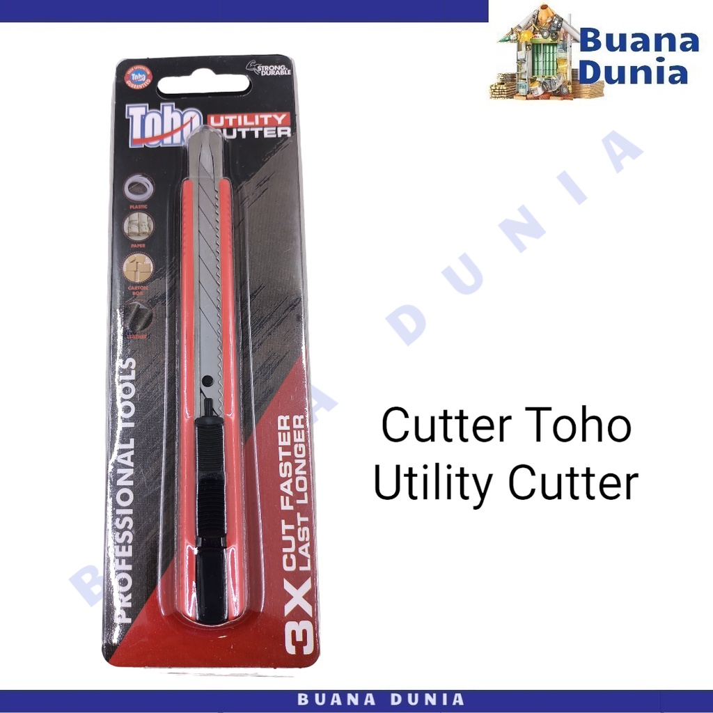 

Cutter TOHO Utility Knife | Pisau Potong Kertas Kecil | Piso Kertas
