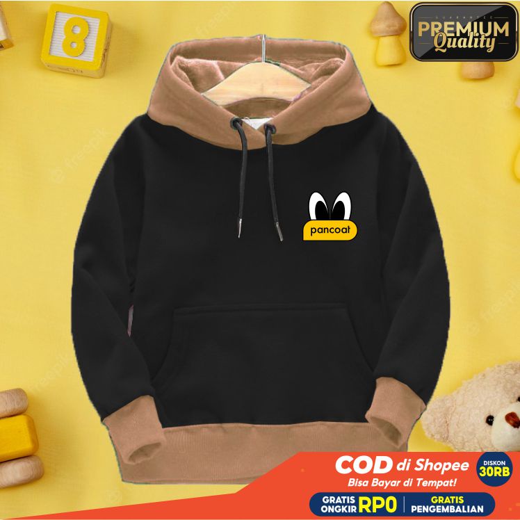 Sweater Hoodie Anak Laki-laki/Perempuan Usia 4-10 Tahun Hoodie Anak Bahan Tebal Premium