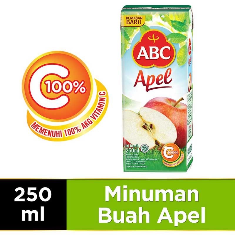 

ABC Juice Apel 250ml