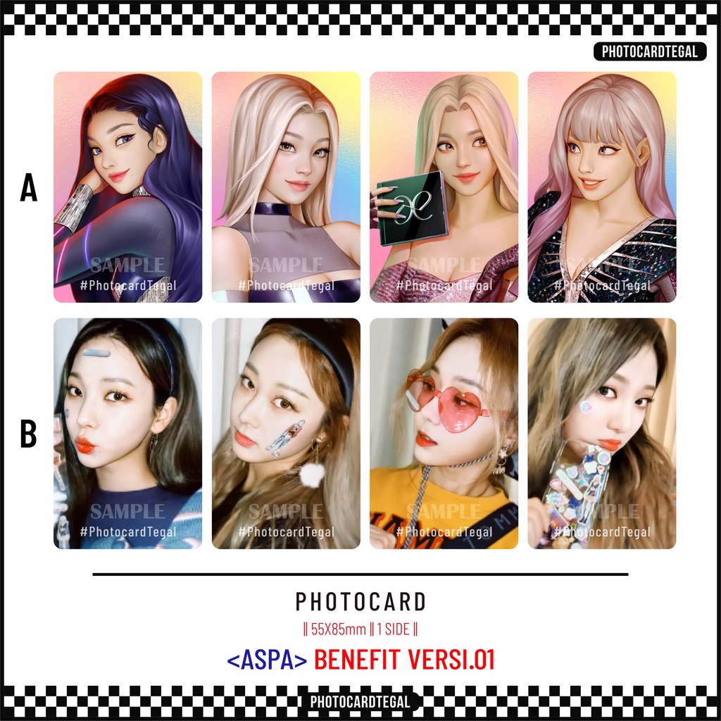 [SET] PHOTOCARD AESPA 'Next Level, Savage' (Karina, Giselle, Winter, Ningning)