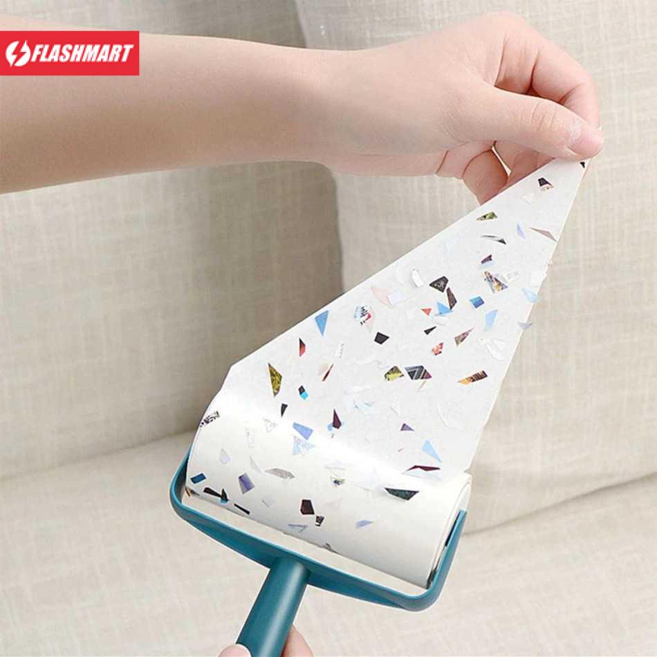 Flashmart LemonBest Pembersih Karpet Debu Portable Dust Hair Roller Wiper - L-02