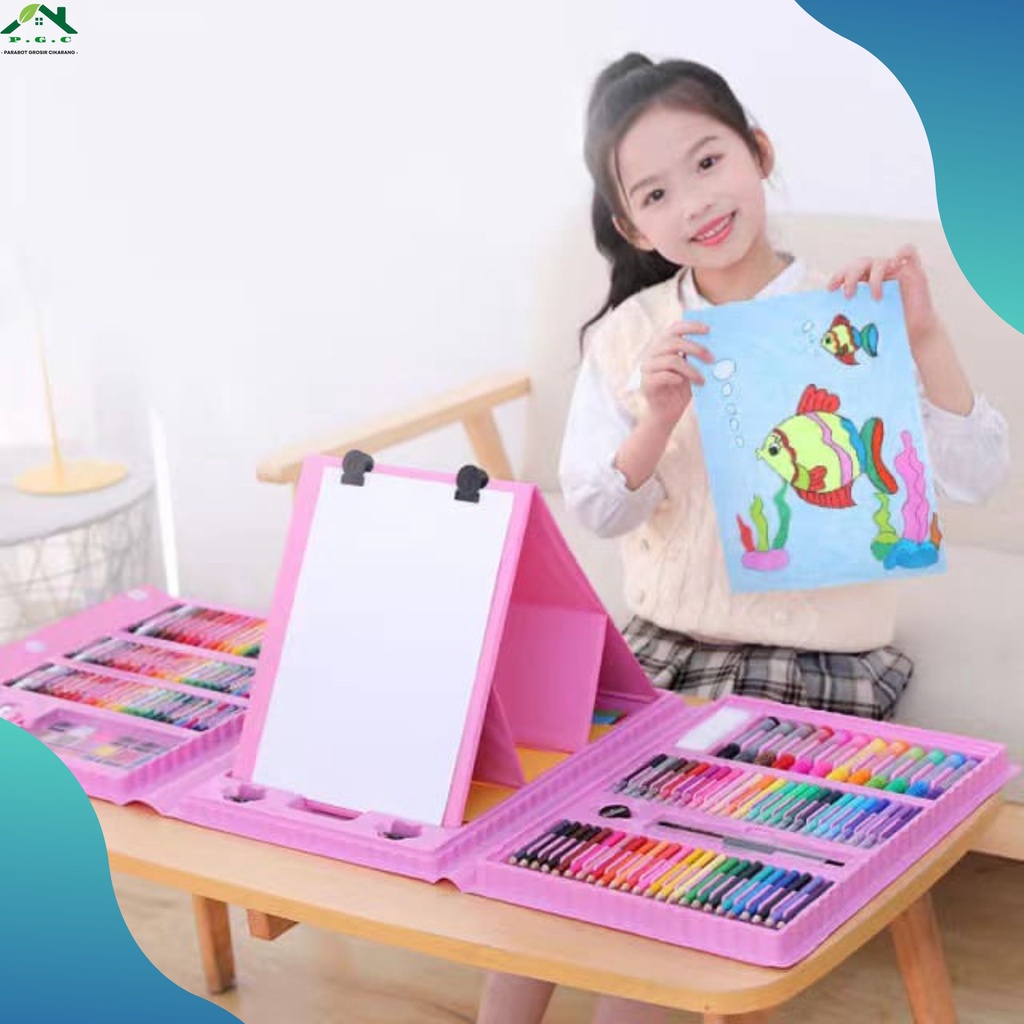 

PGC-ART SET 208 Pensi Warna / Crayon Mewarnai /Crayon Anak Set 208pcs