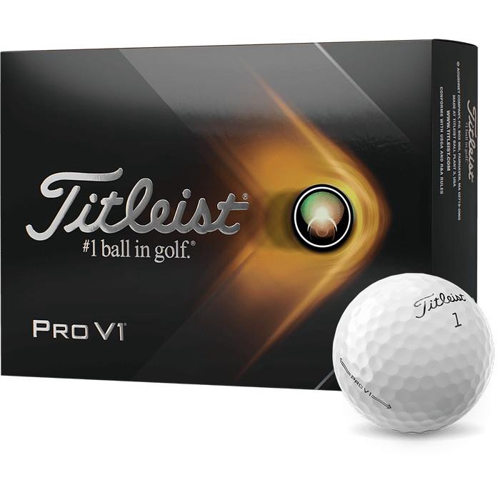 Terlaris Bola Golf Titleist Pro V1 White (Original) Golf Ball Titleist Pro V1 O