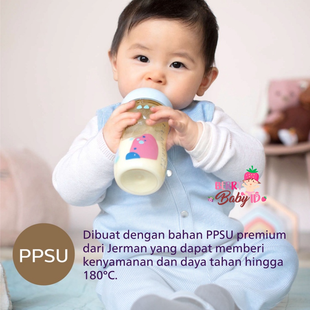 Philips Avent Natural Botol Susu Bayi PPSU Single Twin Pack 125ml 260ml Berry Mart