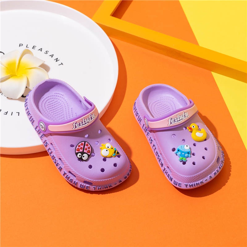 PROMO 12.12 PUNCAK Okaybaby B194 Sandal Slop Anak Laki-laki Perempuan Import Ringan Lembut Termurah Kekinian Sendal Casual