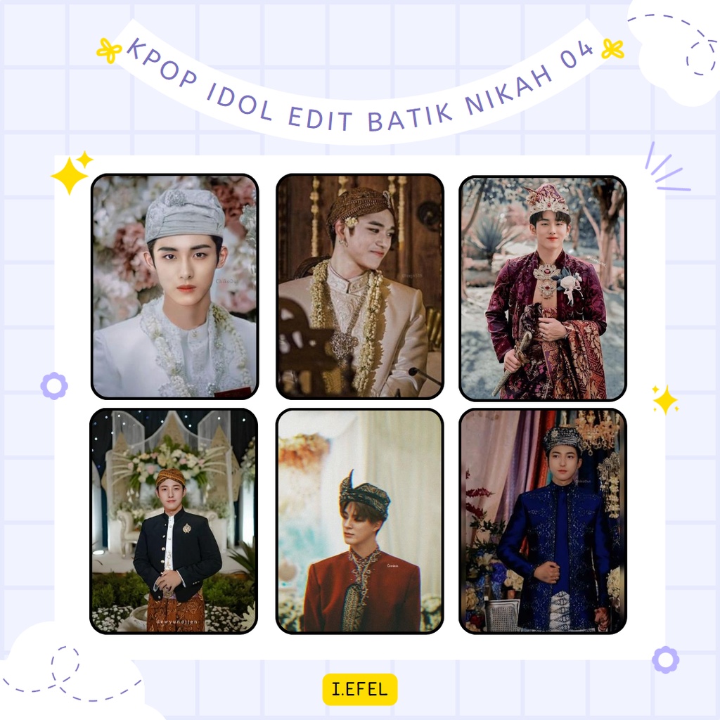 Kpop Idol NCT Edit Foto Batik-Nikah 04 -i.efel-