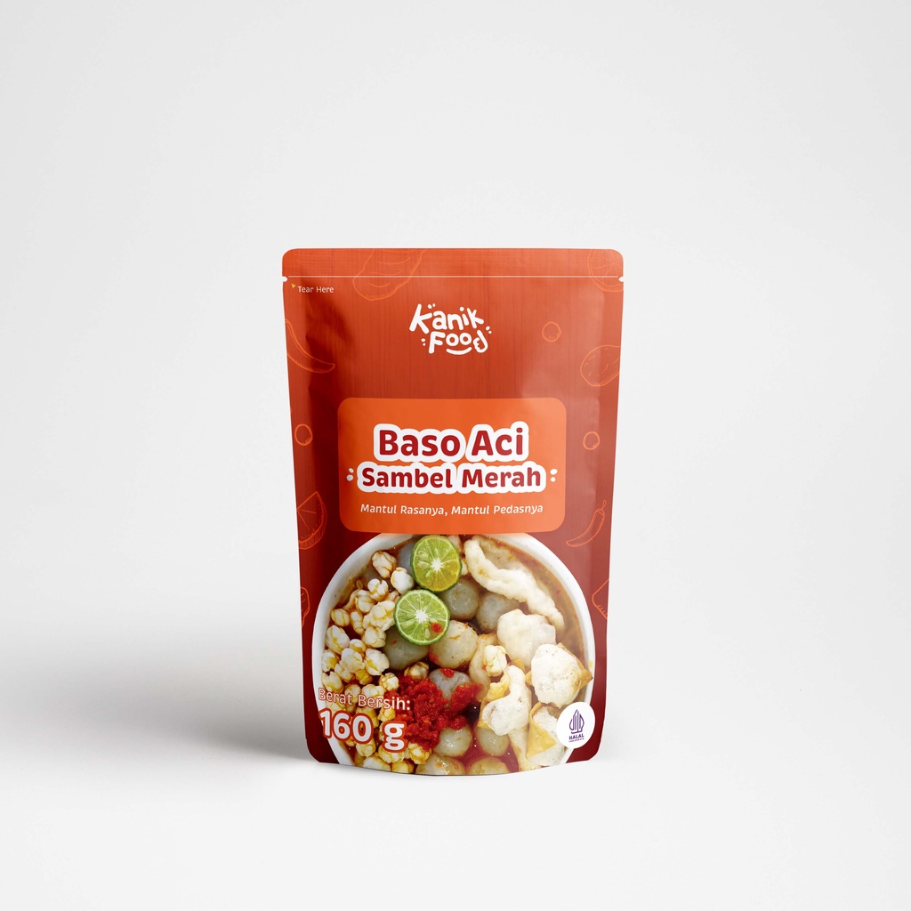 

Kanikfood Baso Aci Sambel Merah/Bakso Aci/Khas Garut