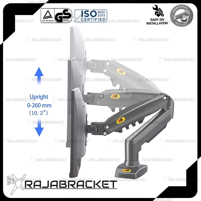 Bracket Monitor 17 19 22 24 27 30 inch, Bracket Monitor Meja 17 inch ~ 30 inch Semua merk Monitor