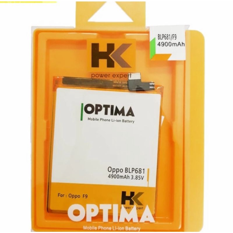 battery batere batre baterai oppo f9 / oppo f9 pro oppo f9pro / oppo r17 blp681 hk optima