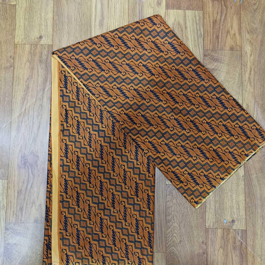 Kain Batik Wanita Jarik Motif Lereng Coklat Jogja Solo Premium