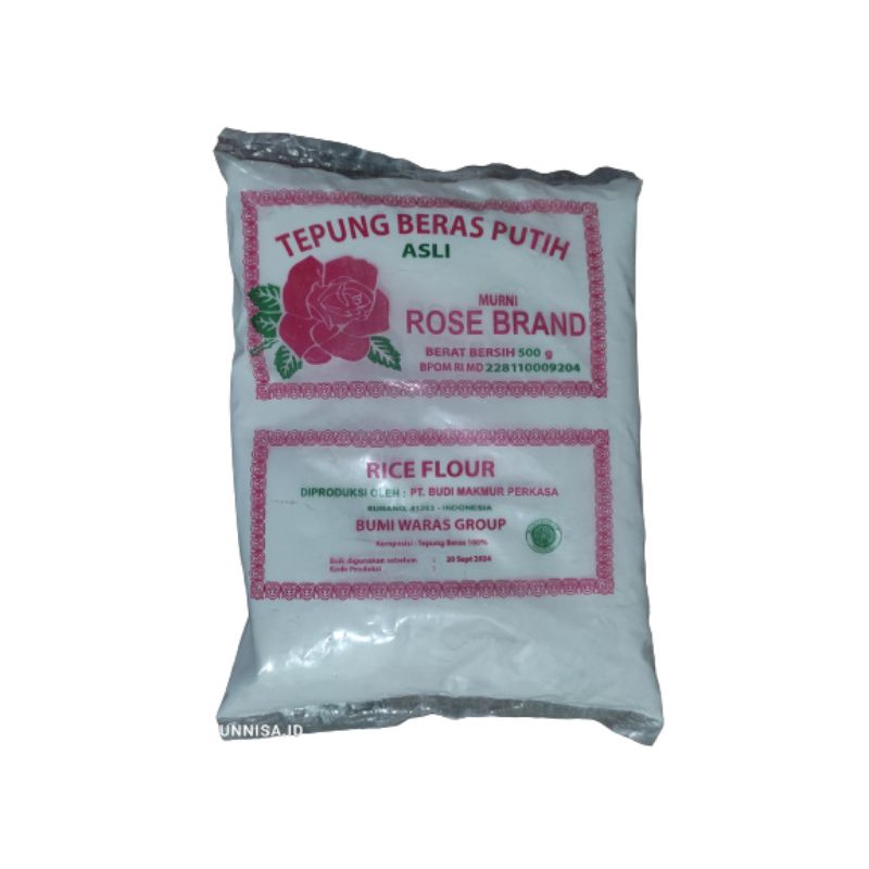 

500gr tepung beras putih rosebrand