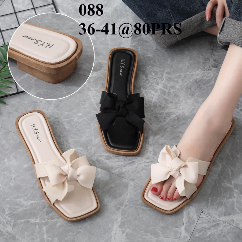 Sandal Wanita Import Korea Karet Selop Pita HYS-088